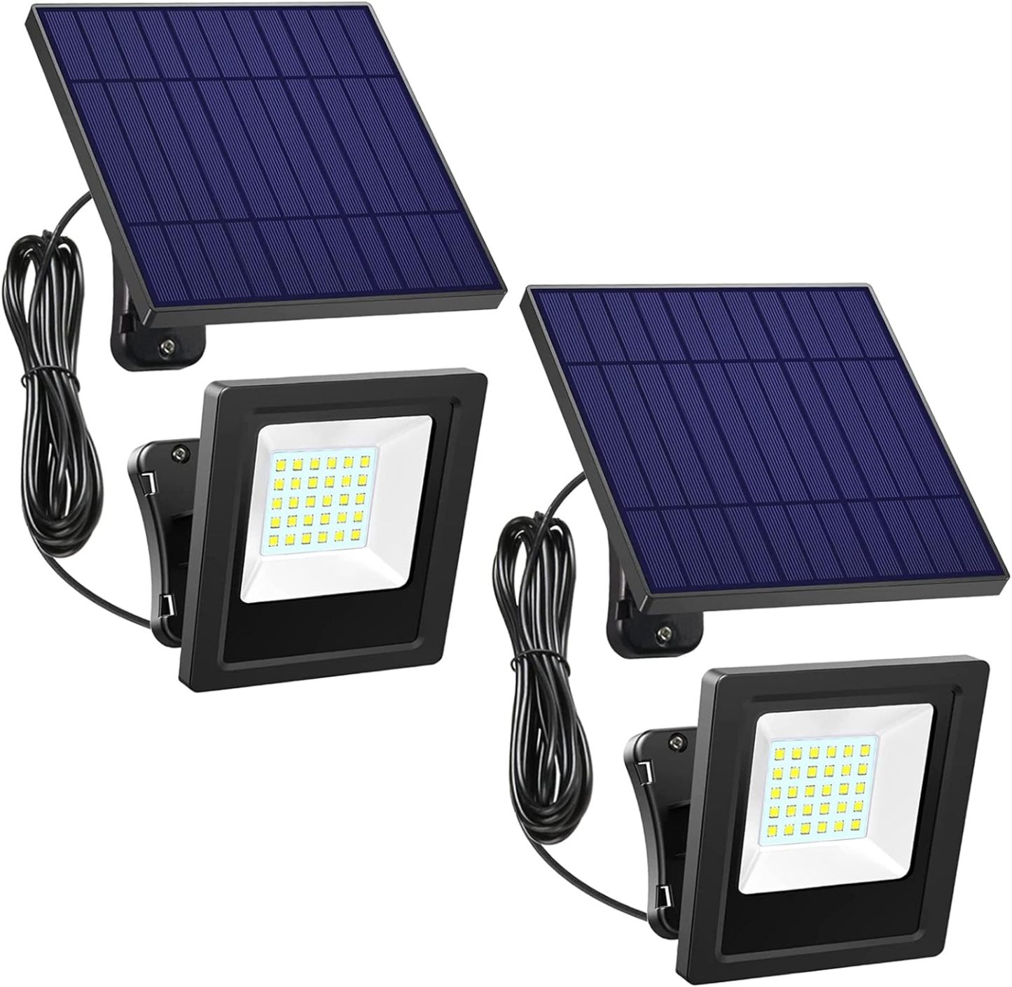 Solar Powered LED Flood Light With Adjustable Panel-LED Solar Fairy Lights