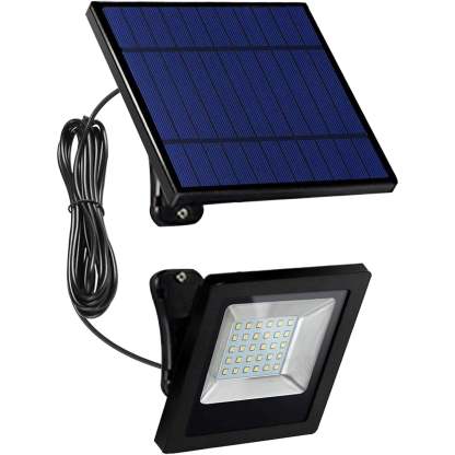 Solar Powered LED Flood Light With Adjustable Panel-LED Solar Fairy Lights