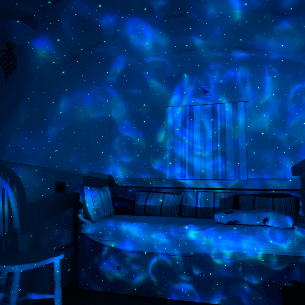 Galaxy Light Projector With Music Sync And Ambient Lighting-LED Solar Fairy Lights