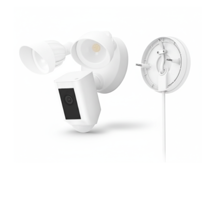 Floodlight Cam Wired Plus with Motion Detection And HD Monitoring