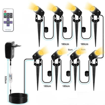 Outdoor 12V Lawn Lamp-LED Solar Fairy Lights
