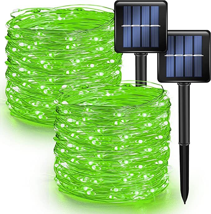 Solar String Christmas Lights Solar Powered Waterproof Fairy Lights 8 Modes-LED Solar Fairy Lights