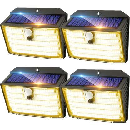 Solar Motion Sensor Outdoor Wall Light-LED Solar Fairy Lights