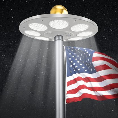 Solar Powered LED Flagpole Light-LED Solar Fairy Lights
