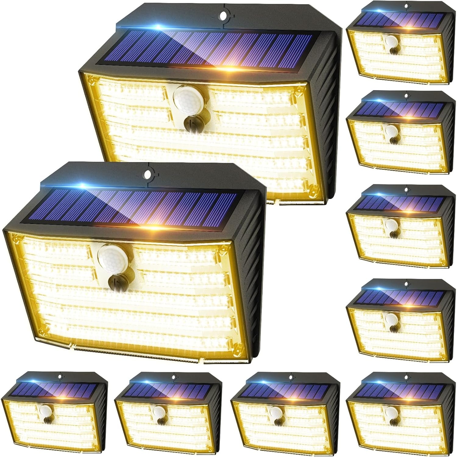 Solar Motion Sensor Outdoor Wall Light-LED Solar Fairy Lights