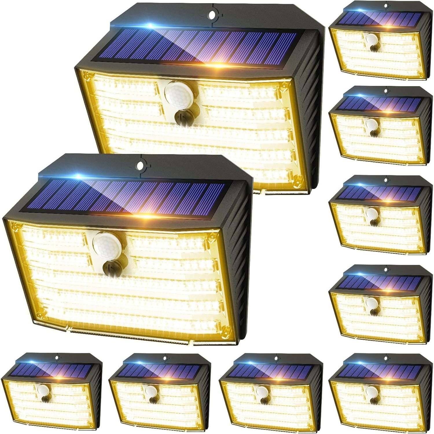 Solar Motion Sensor Outdoor Wall Light-LED Solar Fairy Lights