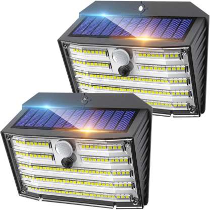 Solar Motion Sensor Outdoor Wall Light-LED Solar Fairy Lights
