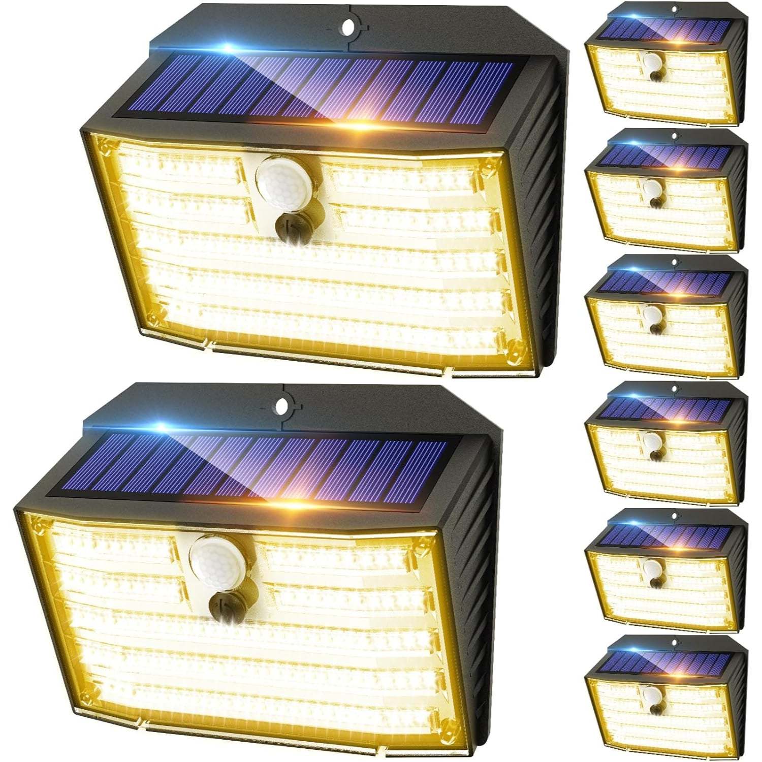 Solar Motion Sensor Outdoor Wall Light-LED Solar Fairy Lights