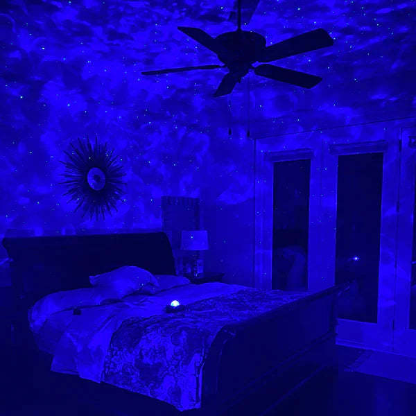 Smart Galaxy Star Projector with App Control and Customizable Lighting-LED Solar Fairy Lights