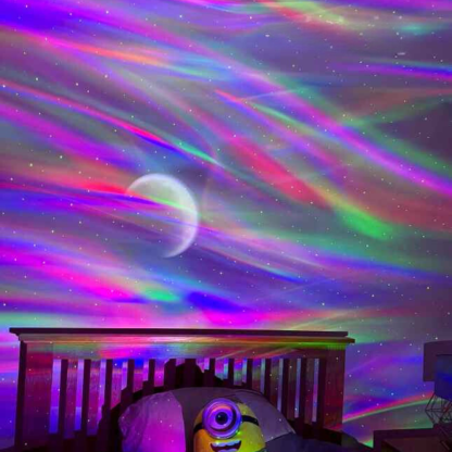 Starry Sky Projector With Moon And Music Sync-LED Solar Fairy Lights