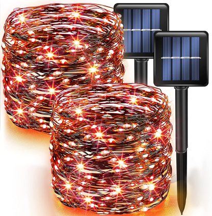 Solar String Christmas Lights Solar Powered Waterproof Fairy Lights 8 Modes-LED Solar Fairy Lights