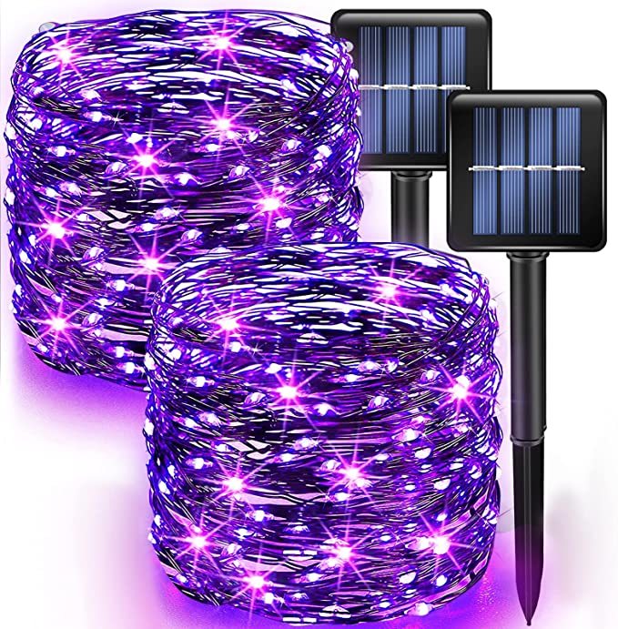 Solar String Christmas Lights Solar Powered Waterproof Fairy Lights 8 Modes-LED Solar Fairy Lights