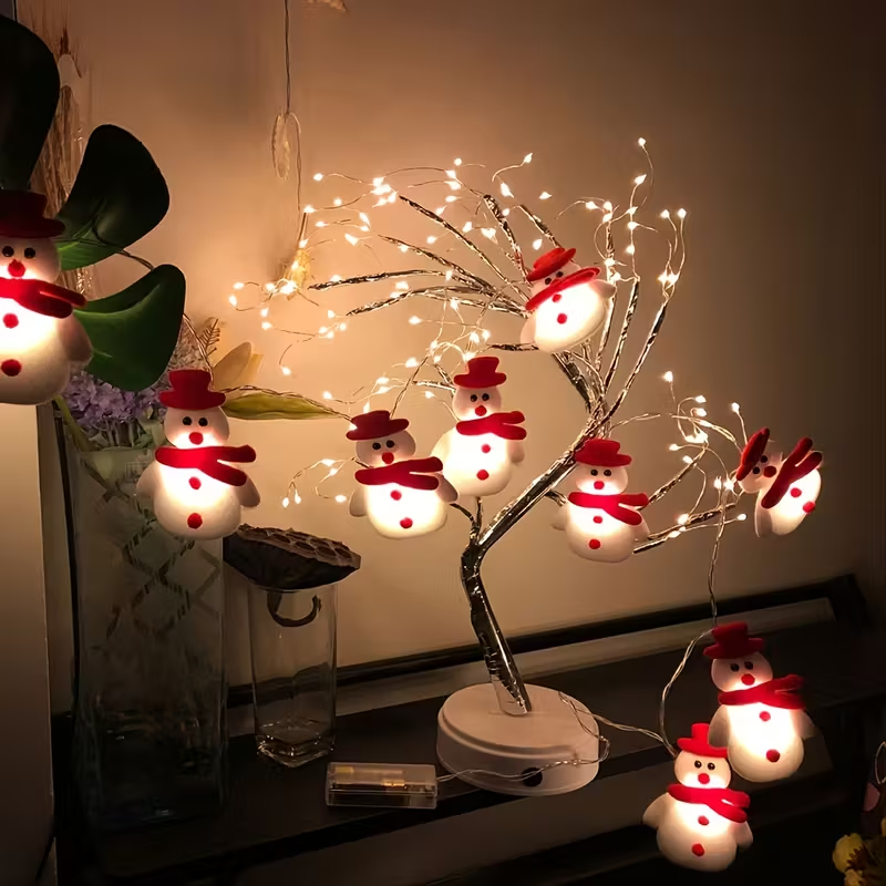 LED Snowman String Lights For Holiday Decoration