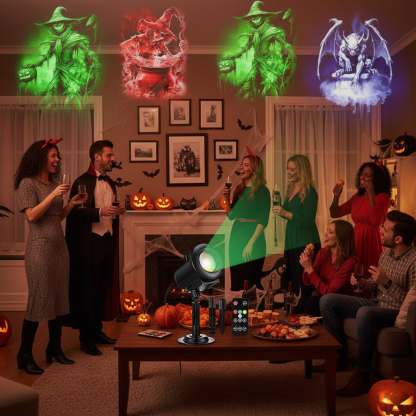 12 in 1 Halloween Outdoor Projection Lights