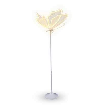 3 Color Butterfly Floor Lamp With LED Lighting For Home