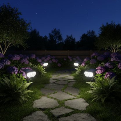 Halloween Solar Lights Outdoor 2 Pack Waterproof Spotlights