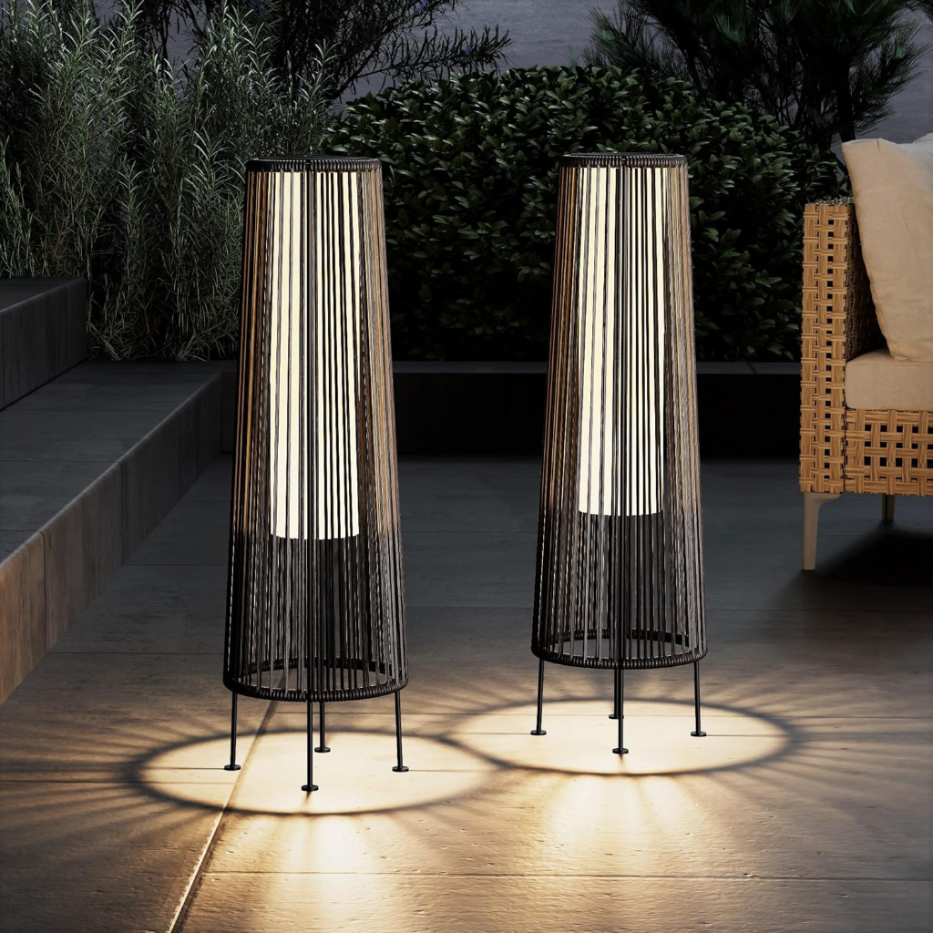 2 Pack Of Grand patio Outdoor Floor Solar Light
