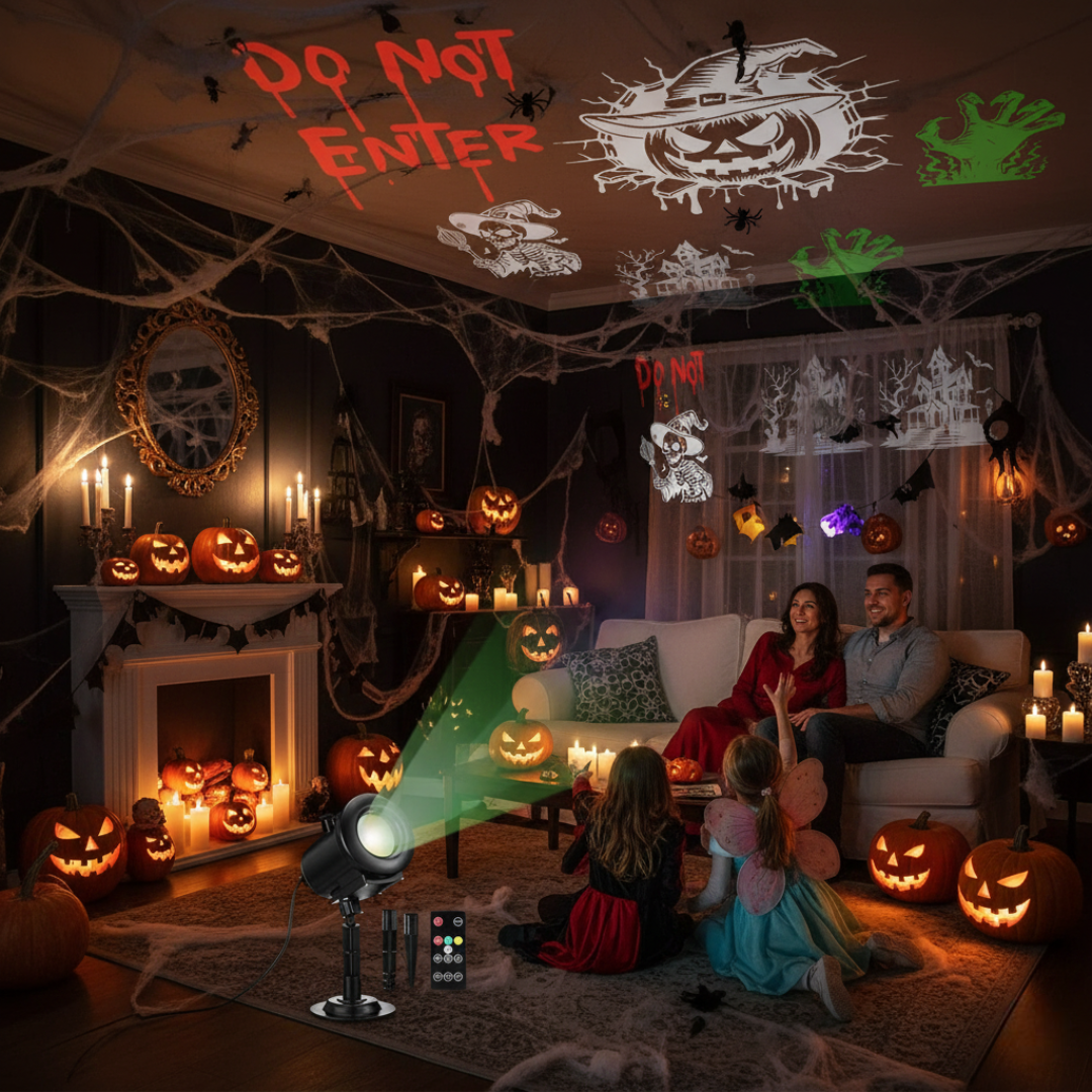 12 in 1 Halloween Outdoor Projection Lights