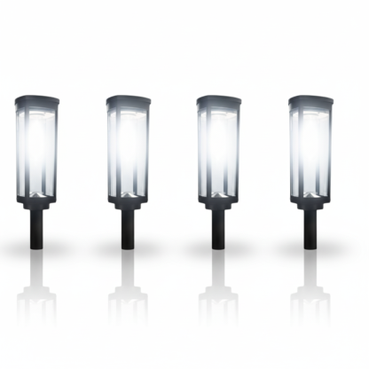 Bright Solar Pathway Lights Outdoor 8 Pack Waterproof Garden Lamps