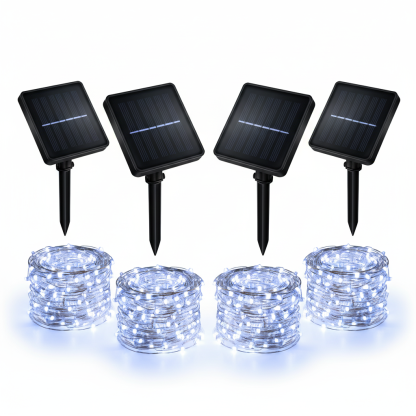 Pack Of 4 Halloween Solar String Lights