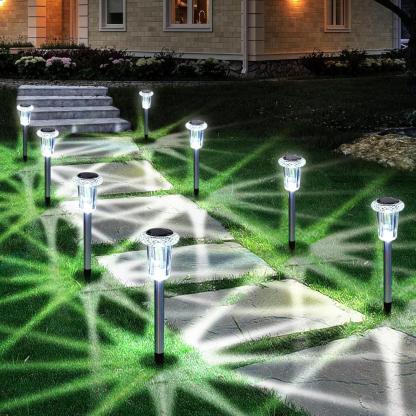 Outdoor Driveway Lights With Solar Ground Stakes-LED Solar Fairy Lights