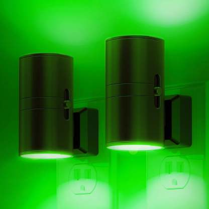 Set Of Two Plug In Night Lights With Soft Glow-LED Solar Fairy Lights