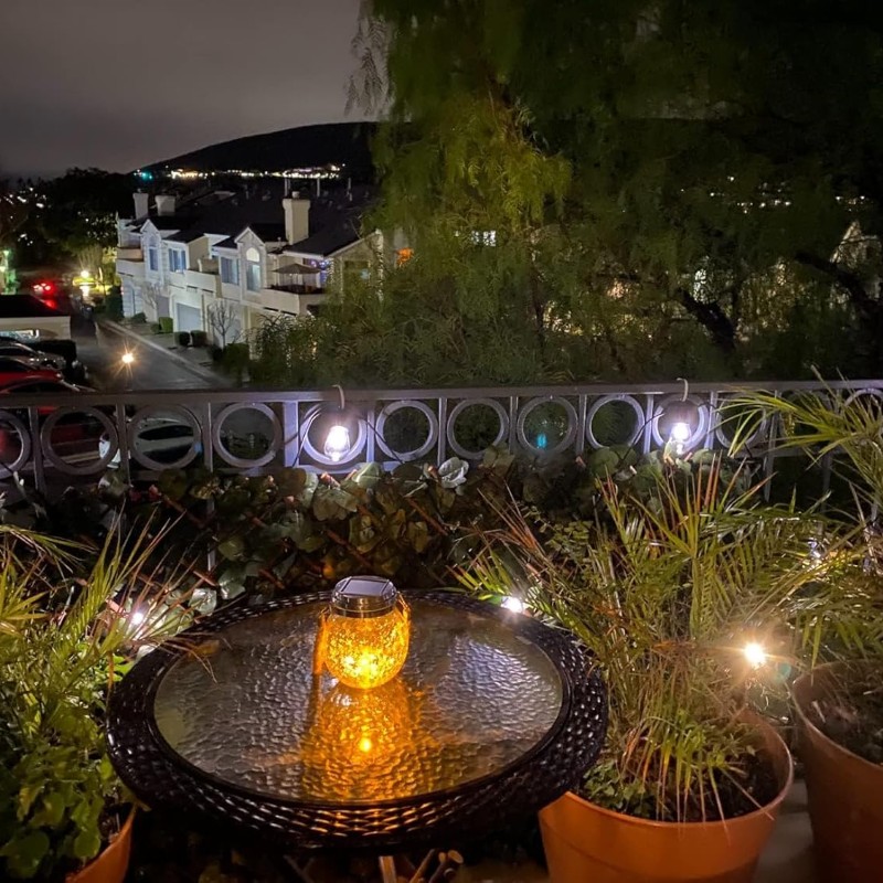 Solar Powered Outdoor Waterproof Remote Control String Lights