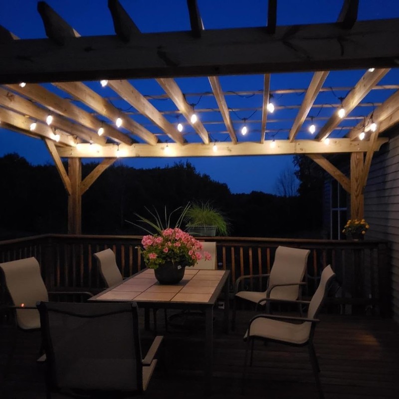 Ambience Pro Solar Powered Outdoor String Lights