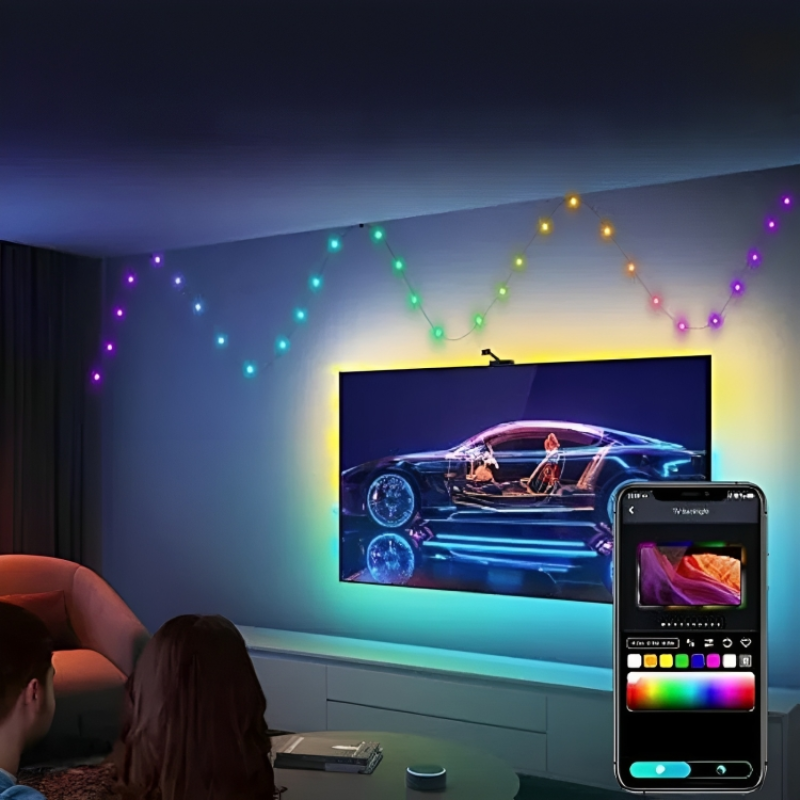Smart Ambient Decorative Controllable Holiday Light-LED Solar Fairy Lights