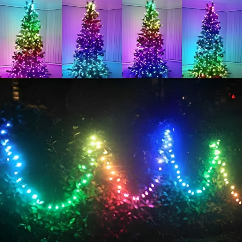 Smart Ambient Decorative Controllable Holiday Light-LED Solar Fairy Lights
