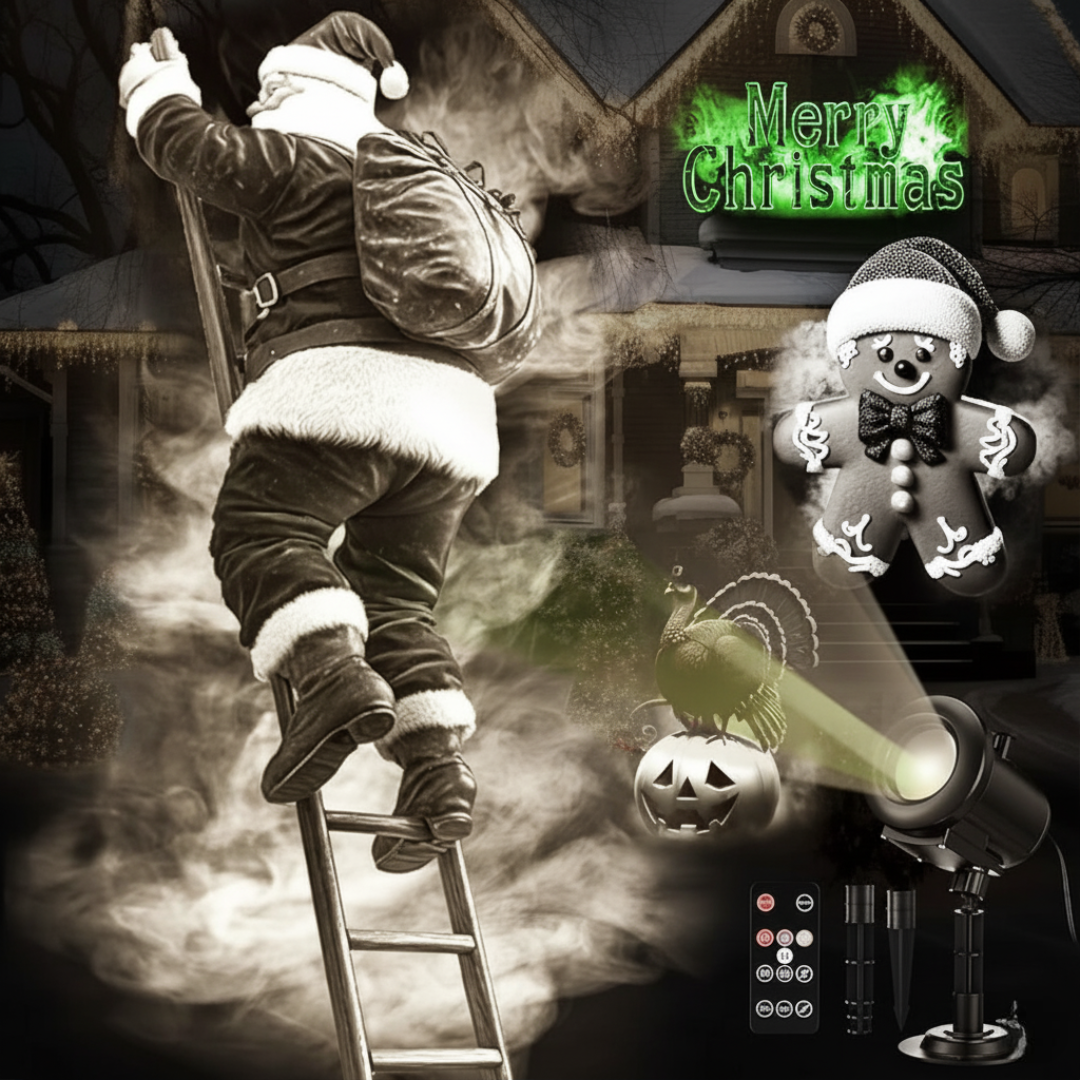 12 in 1 Halloween Outdoor Projection Lights