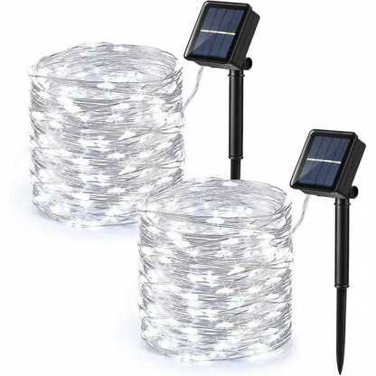 Pack Of 2 Outdoor Waterproof Landscape Solar Lights
