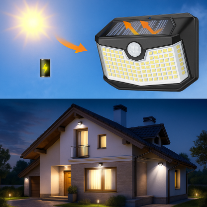 Solar LED Sensor Lights For Garden-LED Solar Fairy Lights