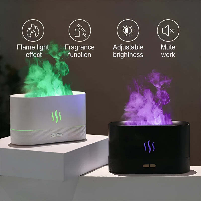 Aroma Diffuser With Colorful LED Light Humidifier-LED Solar Fairy Lights