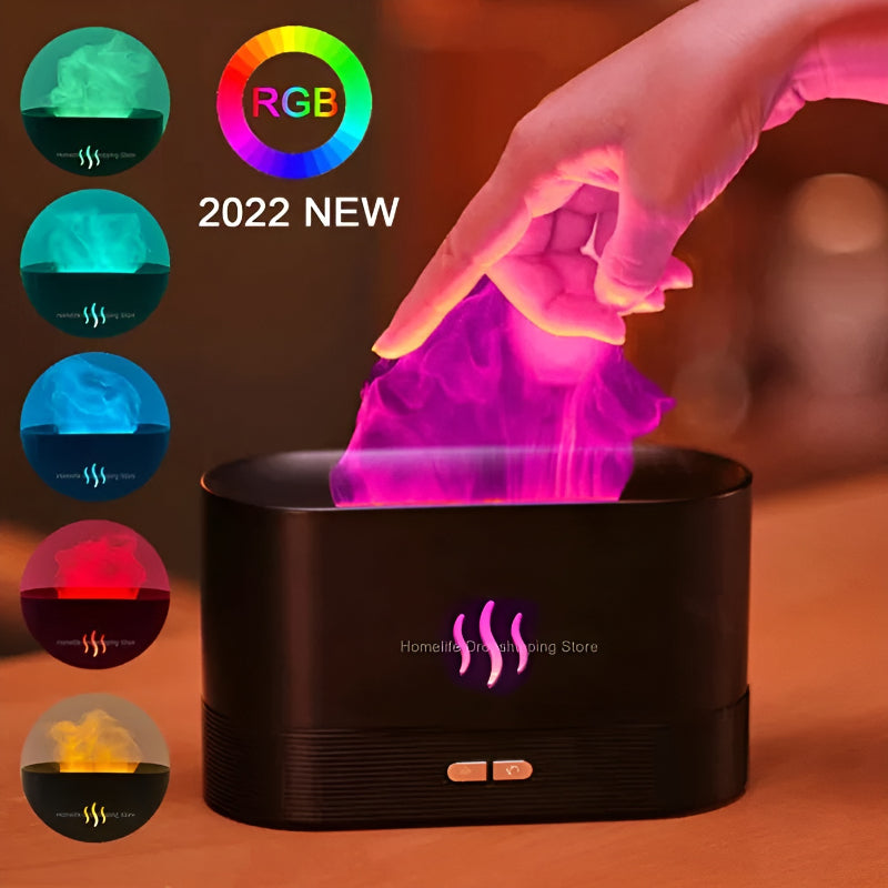 Aroma Diffuser With Colorful LED Light Humidifier-LED Solar Fairy Lights