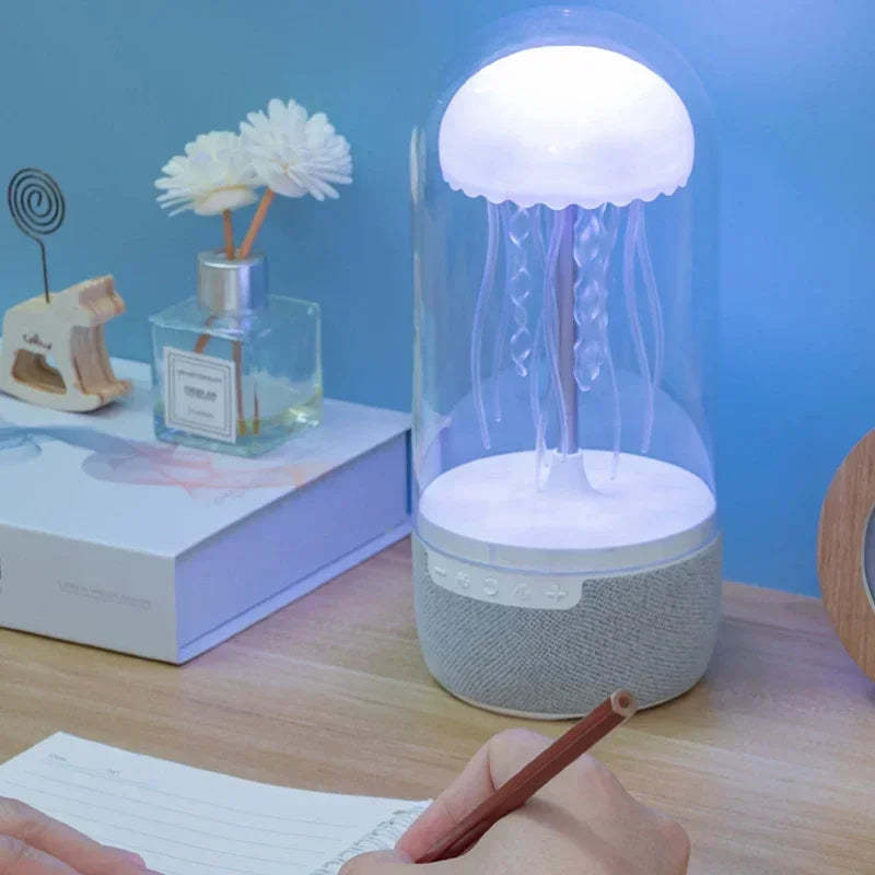 Colorful Jellyfish Lamp With Bluetooth Speaker-LED Solar Fairy Lights