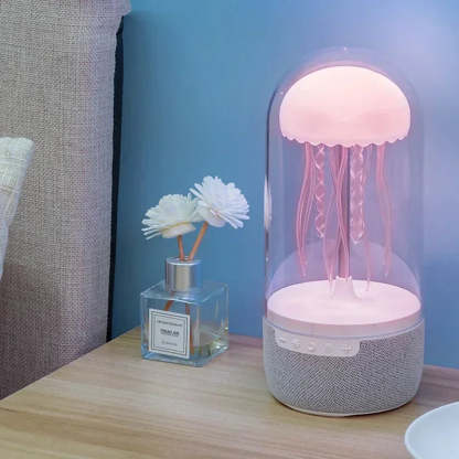 Colorful Jellyfish Lamp With Bluetooth Speaker-LED Solar Fairy Lights