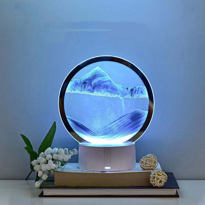 Creative 3D Quicksand Table Lamp-LED Solar Fairy Lights