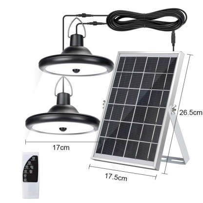 Solar Outdoor Light Double Head-LED Solar Fairy Lights