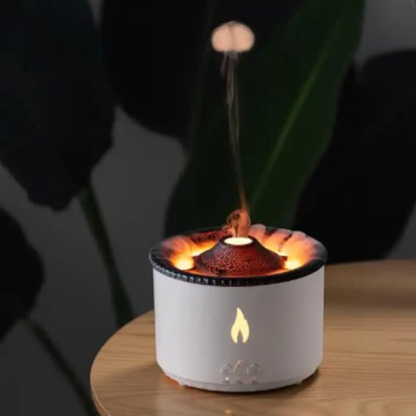 Flame Effect Mist Humidifier-LED Solar Fairy Lights