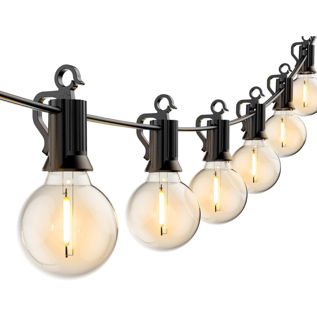 Outdoor Globe String Lights With Solar Charging-LED Solar Fairy Lights