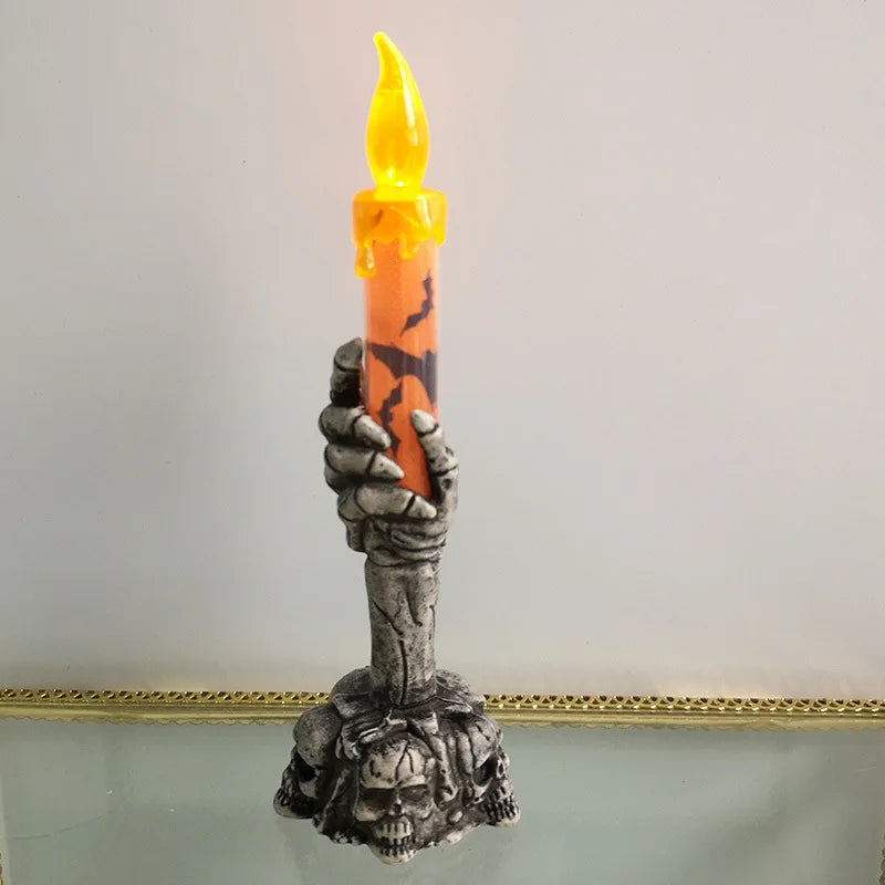 Halloween Style Base Decorative Candle-LED Solar Fairy Lights