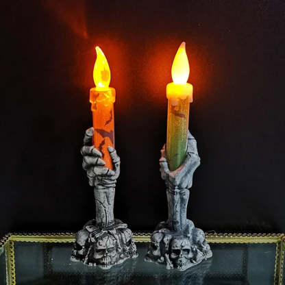 Halloween Style Base Decorative Candle-LED Solar Fairy Lights