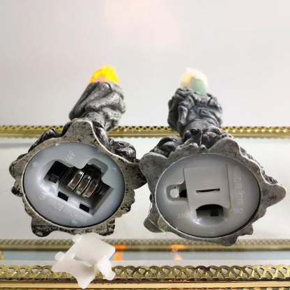 Halloween Style Base Decorative Candle-LED Solar Fairy Lights