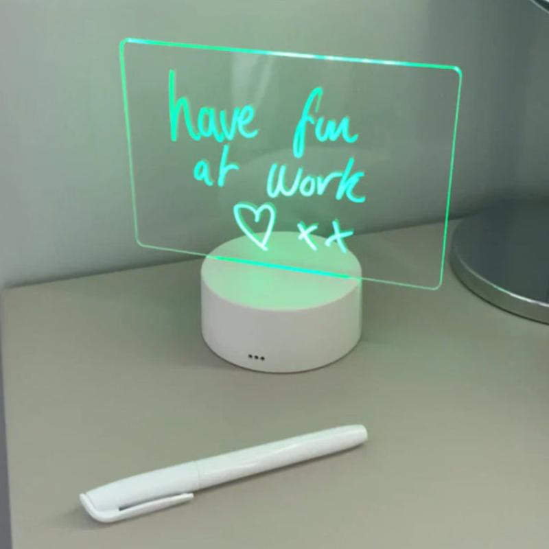 Creative LED Note Board With Color Settings-LED Solar Fairy Lights