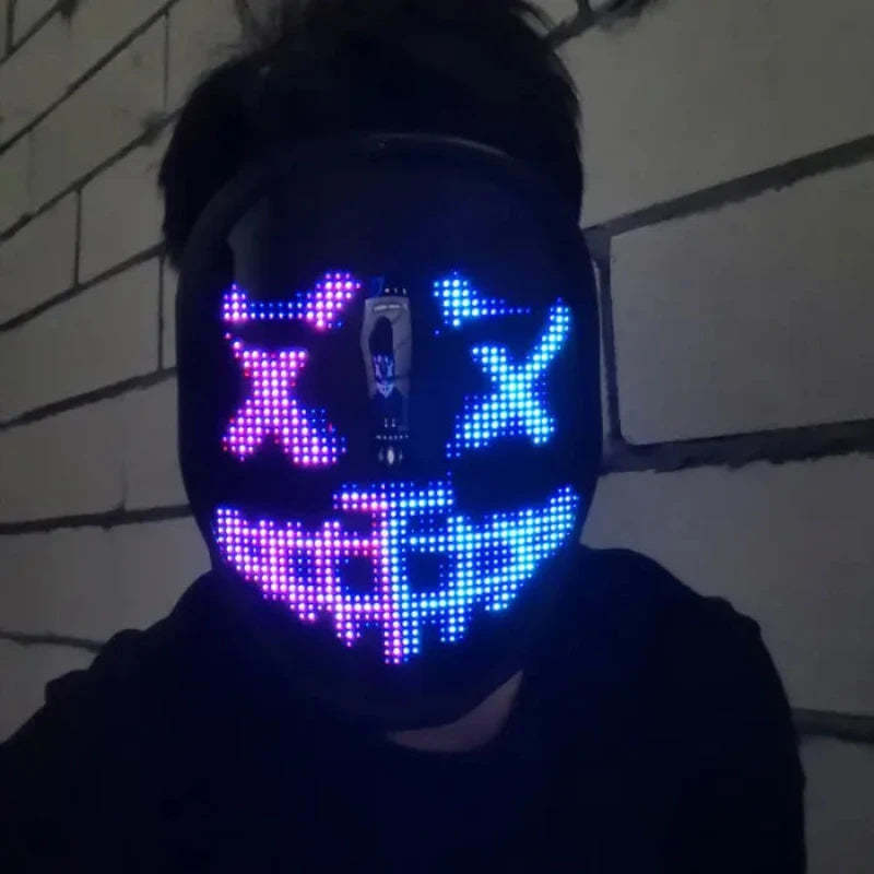 LED Smart Mask With Bluetooth Connectivity-LED Solar Fairy Lights