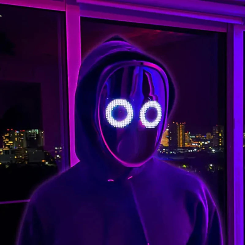 LED Smart Mask With Bluetooth Connectivity-LED Solar Fairy Lights