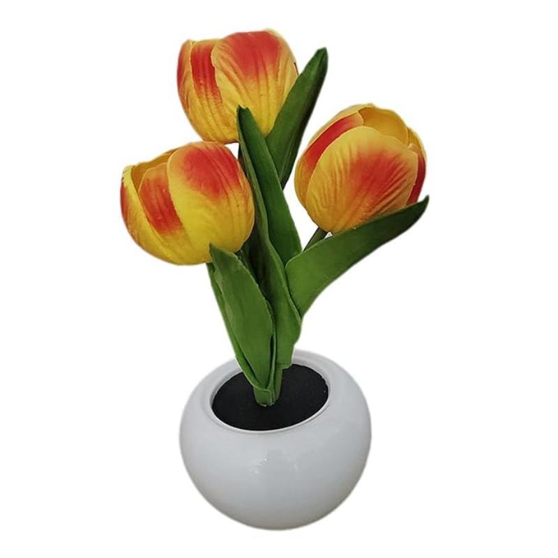 LED Tulip Flower Night Lamp-LED Solar Fairy Lights