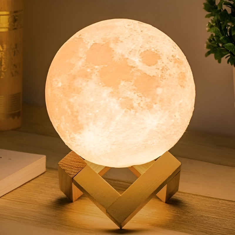 Moon Shaped Lamp Night Light-LED Solar Fairy Lights
