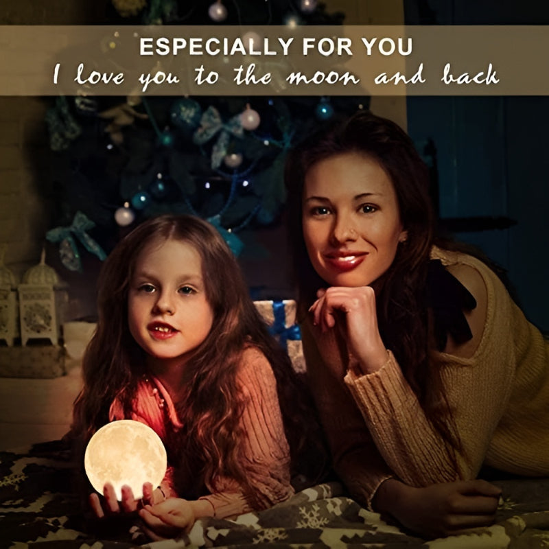 Moon Shaped Lamp Night Light-LED Solar Fairy Lights